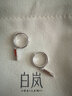 白嵐小銀條銀耳釘女S925銀耳墜氣質(zhì)時尚飾品優(yōu)雅生日禮物送媽媽 白金色 曬單實拍圖