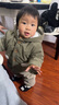 babylove【清倉】寶寶外套秋冬夾棉保暖嬰兒加厚燈芯絨連帽上衣百搭外出服 曬單實拍圖