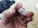 山澤 超五類(lèi)水晶頭鍍金款 8P8C網(wǎng)線(xiàn)接頭 RJ45電腦網(wǎng)絡(luò )連接頭 50U加厚鍍金水晶頭 100個(gè) DJ-550U 曬單實(shí)拍圖