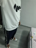 棉致休閑褲男春秋季男士寬松大碼痞帥哈倫褲男褲男款百搭束腳褲子男 976藍(lán)色 L 碼(130斤-145斤) 曬單實(shí)拍圖