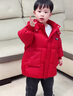 保姆貝貝兒童羽絨服女童中長(cháng)款2025新款洋氣男童寶寶加絨加厚保暖冬季外套 酒紅色 （男女同款） 110 曬單實(shí)拍圖