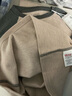 nest designs寶寶家居服兒童套裝冬季天竹絨純色長(zhǎng)袖打底衫長(zhǎng)褲睡衣男女寶寶 暖香褐-圓領(lǐng)插肩T恤 （秋冬厚款） 100 cm（建議身高90-102cm） 曬單實(shí)拍圖