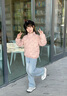 羅蒙兒童羽絨服2025新款秋冬款輕薄保暖男童女童短款外套大童冬裝 粉色【炫彩治愈色系】 130 曬單實(shí)拍圖