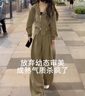 熒蒂時(shí)尚休閑運動(dòng)套裝女2025新款春秋季小個(gè)子衛衣女休閑褲兩件套裝女 苔綠色套裝1 M 曬單實(shí)拍圖
