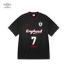 茵寶（Umbro）【歐文同款】官方歐洲杯系列運(yùn)動短袖球衣上衣男款復(fù)古足球風(fēng)T恤 凝眸黑 XL 曬單實(shí)拍圖