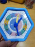 得力（deli）六一儿童节礼物 钟点学习器 儿童学生自律学习时钟闹钟小学教具钟表模型 三针联动款 蓝色74368 实拍图