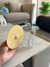 SP SAUCE日本食品級硅膠防塵水杯蓋配件耐高溫玻璃杯馬克杯蓋通用蓋子 黃色2個(gè) 直徑約10.8厘米 曬單實(shí)拍圖