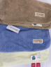 名创优品（MINISO）抗菌加厚毛巾4条装 吸水洗脸家用干发大面巾 浅咖+白+灰+浅蓝 实拍图