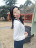 伊婭莎職業(yè)長(cháng)袖襯衫女V領(lǐng)雪紡衫緞面氣質(zhì)打底商務(wù)正裝美容珠寶店工作服 單件白色襯衫 XL 建議110-125斤 曬單實(shí)拍圖