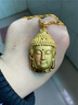 菜百首飾黃金吊墜 足金佛頭百搭掛墜吊墜 計價(jià) HJ 黃金吊墜/項墜（不含鏈） 約12.35g 曬單實(shí)拍圖