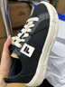 FILA FUSION斐樂(lè )潮牌女鞋POP III滑板鞋夏季透氣帆布鞋女 黑/豆腐白-BS 36.5 曬單實(shí)拍圖