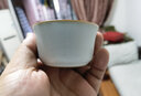 青澹汝窯知秋茶漏套裝茶葉過濾茶具配件景德鎮(zhèn)手工陶瓷汝瓷開片禮盒裝 知秋茶漏【帶底座】  開片可養(yǎng) 天青色 曬單實拍圖