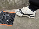 雪倫朵冰爪防滑鞋套戶(hù)外登山攀巖10齒成人兒童雪地冰面泥地釣魚(yú)雪爪 黑色 均碼（35-46） 曬單實(shí)拍圖