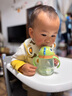 NUBY（努比）動(dòng)物學(xué)飲杯嬰兒寶寶水杯兒童吸管杯鴨嘴杯防嗆6個(gè)月以上 恐龍果綠 240ml 曬單實(shí)拍圖