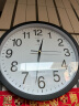 北极星（POLARIS）挂钟时尚创意客厅钟表 简约石英钟30cm 2842黑色 实拍图