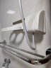 九牧（JOMOO）卫浴五金挂件不锈钢双杆毛巾架浴巾架卫生间置物架 931009-1C-1 实拍图