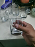 玉晶玻璃杯家用透明喝水杯子果汁牛奶杯家庭客廳待客耐高溫綠茶杯套裝 直身杯矮款 200ml 6只 曬單實(shí)拍圖