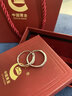 中國黃金（CHINA GOLD）莫比烏斯足銀情侶戒指求婚男女款對戒銀飾品教師節實(shí)用生日禮物 莫比烏斯情侶對戒【玫瑰禮盒+證書(shū)】 曬單實(shí)拍圖