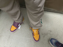 耐克籃球鞋男鞋春季新款AirJordan1AJ1喬1高幫耐磨休閑籃球鞋運動(dòng)板鞋 555088-706 白紫黃 兄弟會(huì ) 43 曬單實(shí)拍圖