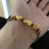 中國黃金（CHINA GOLD）有房有車黃金轉(zhuǎn)運珠男女足金DIY配件七夕情人節(jié)禮物送女朋友老婆 足金元寶轉(zhuǎn)運珠約0.2g【單轉(zhuǎn)運珠】【紀念品】 曬單實拍圖