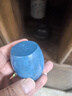 容山堂銅蓋置蓋碗茶托架底座金屬壺承干泡茶席茶杯墊茶具配件 孔雀藍(lán)銅制蓋置-鼓韻款大號(hào) 曬單實(shí)拍圖