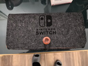 龍杰倫Switch收納包毛氈lite:NS掌機包配件保護套簡(jiǎn)約便攜盒通勤 黑色A-【LITE與NS通用】 單個(gè)收納包 曬單實(shí)拍圖