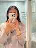 瑞貝卡（Rebecca）假發(fā)女全真人發(fā)假發(fā)片頭頂?shù)稳挚桵ONO網(wǎng)自由分縫遮白發(fā)補(bǔ)發(fā)片 中分劉海 深棕色 25cm 全手織工藝 曬單實(shí)拍圖