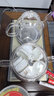 新功（SEKO）底部自動上水電熱水壺茶具套裝茶臺燒水壺上水茶盤電茶壺電茶爐W6 W7金 1個 曬單實拍圖