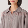 無印良品（MUJI） IDEE 女式 平紋 長款外套 風衣大衣女春秋  GAD01C4S 灰色 L （165/88A） 曬單實拍圖