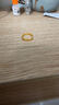 Lossotlove you摯愛999足金精品黃金戒指男女情侶款活口對戒結(jié)婚禮物 曬單實拍圖