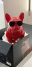 DEVIALET JARRE Aerobull 法國斗牛犬藍(lán)牙音響大狗小狗狗法斗創(chuàng)意無線音箱七夕情人節(jié)送男女朋友男女生禮物 小狗-亮紅色(XS) 曬單實(shí)拍圖