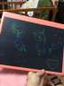 儿童画板13英寸 液晶手写板家用早教写字板涂鸦绘画平板男女孩玩具电子黑板达芬奇蒙 16英寸公主粉-星星月亮【彩色笔迹】 实拍图