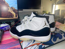 耐克（NIKE）Air Jordan 11 AJ11 DMP 男女鞋喬11金磚黑白復古高幫運動(dòng)鞋 CT8012-170男款黑白 42.5 曬單實(shí)拍圖