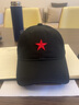 OIMG五角星帽子男帽大頭圍棒球帽大碼大號加大男士紅五星軟頂鴨舌帽65 紅星黑色 超大約(約62-68cm) 曬單實(shí)拍圖