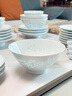 NINE CRANES高級(jí)玲瓏青瓷2024新品餐具整套景德鎮(zhèn)中式輕奢百搭喬遷送禮碗盤(pán) 高溫玲瓏丨青瓷10人套裝 70件套 曬單實(shí)拍圖