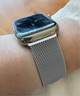達梭適用蘋果手表表帶apple watch s10/9/8/se/ultra表帶不銹鋼米蘭尼斯男女腕帶磁吸高級ultra運動 星光色【新款】 40/41/42mm表盤通用 曬單實拍圖