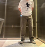 Levi's李維斯男士565寬松直筒工裝美式復古簡約通勤時尚休閑褲 軍綠色 32 (32) 曬單實拍圖