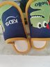 機器豬兒童亞麻拖鞋男童恐龍卡通春秋季居家防滑寶寶室內小男孩棉麻拖鞋 黃色-包頭 34 -35碼 內長(cháng)21cm 曬單實(shí)拍圖