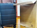 小米轻商务行李箱20英寸拉杆箱可登机箱出差旅行箱前开盖密码箱灰色 实拍图