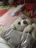 米羽熱水袋充電暖手寶暖肚子月經(jīng)暖寶寶防爆可愛(ài)暖水袋可定制女生小熊 【咖色】大眼熊暖手寶 曬單實(shí)拍圖