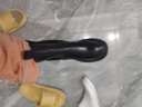 天美意靴子女粗跟百搭切爾西靴簡約休閑女低靴加絨NQX42DD3 黑色（絨里） 37 曬單實(shí)拍圖