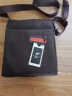 袋鼠魔方品牌男士單肩包2026七夕男包斜挎包包休閑背包牛津布防水韓版小包 加大號棕色24寬27高8厚 曬單實(shí)拍圖