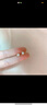 憶瑾 s925銀翡翠耳釘女小巧百搭高級(jí)感玉石耳環(huán)秋冬耳飾韓版情人節(jié)生日禮物 s925銀-金色一對(duì) 曬單實(shí)拍圖
