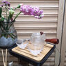 塔馳密司  TOUCH MISS日式加厚錘紋玻璃茶壺茶杯家用泡茶壺花茶壺可加熱煮茶 錘紋玻璃側把茶壺 曬單實拍圖