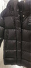 鴨鴨YAYA鴨鴨兒童羽絨服長(cháng)款羽絨服中大童新款加厚保暖冬裝外套 黑金色 170 曬單實(shí)拍圖