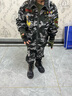 兵童勇士春秋新款兒童迷彩服套裝男童軍訓(xùn)服大童休閑運動裝小學(xué)生表演出服 叢林迷彩(上衣+褲子+帽子+T恤) 110碼適合約110CM身高 曬單實拍圖