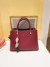Cavion Koist奢侈新品女士包包手提包女單肩斜挎包高級感媽媽包婆婆新年禮物 紅色 精美禮盒包裝 曬單實(shí)拍圖