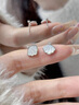 中國(guó)黃金S925銀一貝子耳釘女款首飾品耳飾節(jié)日生日禮物送女友老婆 一貝子耳釘【一對(duì)】 曬單實(shí)拍圖
