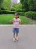 361°竹節(jié)跳繩兒童小學(xué)專(zhuān)用一年級(jí)幼兒園寶寶初學(xué)考試健身運(yùn)動(dòng)繩 棕綠色【棉繩Q彈竹節(jié) 甩到不疼】 * 曬單實(shí)拍圖