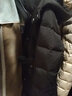 雪中飛冬裝中長(cháng)款過(guò)膝羽絨服女加厚保暖時(shí)尚大牌減齡腰帶連帽白鴨絨外套 焦糖色 M/160（90-105斤） 曬單實(shí)拍圖